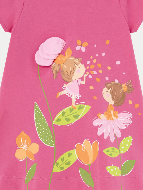 Mayoral Mayoral Vestito da giorno 01929 Rosa Regular Fit