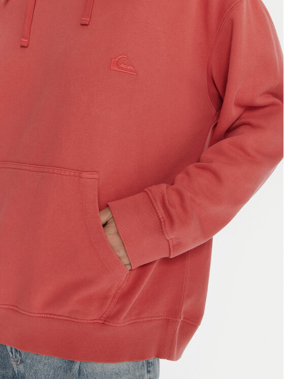Quiksilver Quiksilver Džemperis ar kapuci Esential Hoodie EQWFT03191 Koraļļu Regular Fit
