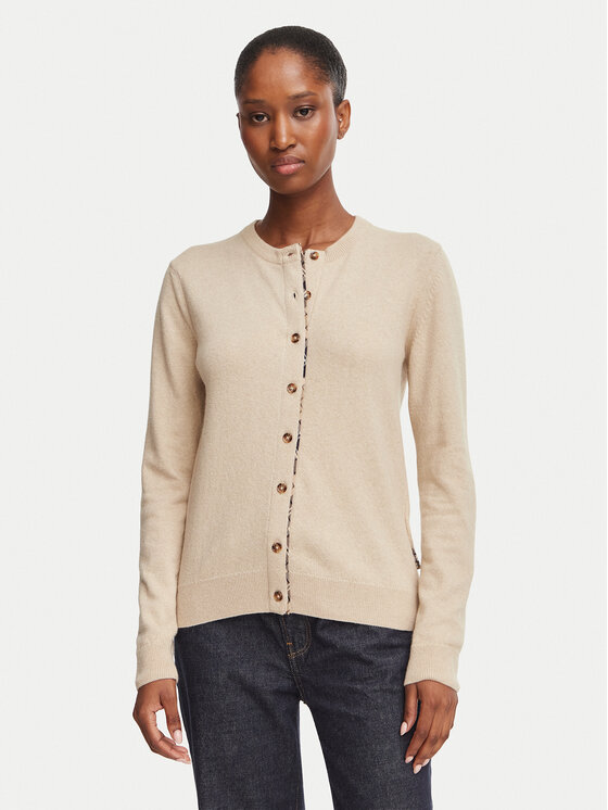 Barbour Barbour Kardigan Pendle LKN1076BE54 Béžová Regular Fit