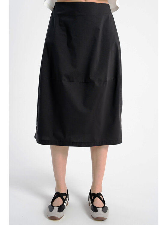 CLICK CLICK Φούστα midi 50-746 Μαύρο Shaped Fit