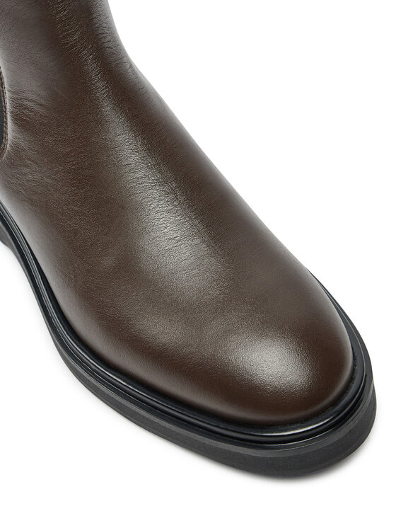 Calvin Klein Calvin Klein Kotníková obuv s elastickým prvkem HW0HW02180 Hnědá