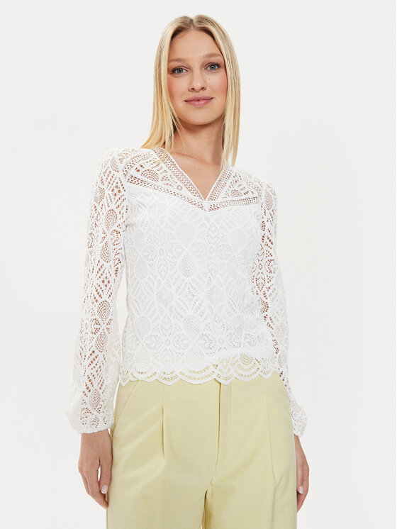 Morgan Morgan Bluse 241-TOULI Écru Regular Fit