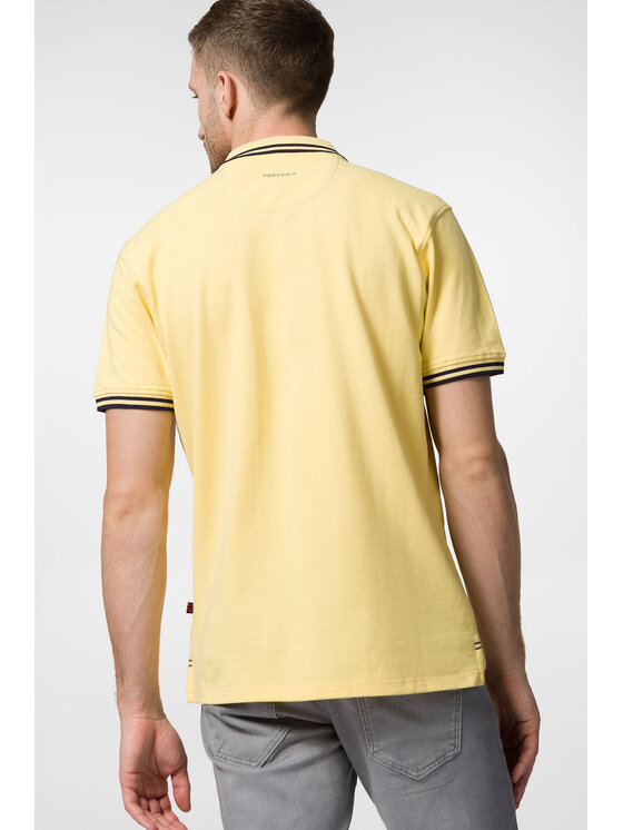 Próchnik Próchnik Polo PM 2 PO073123000009 Żółty Slim Fit