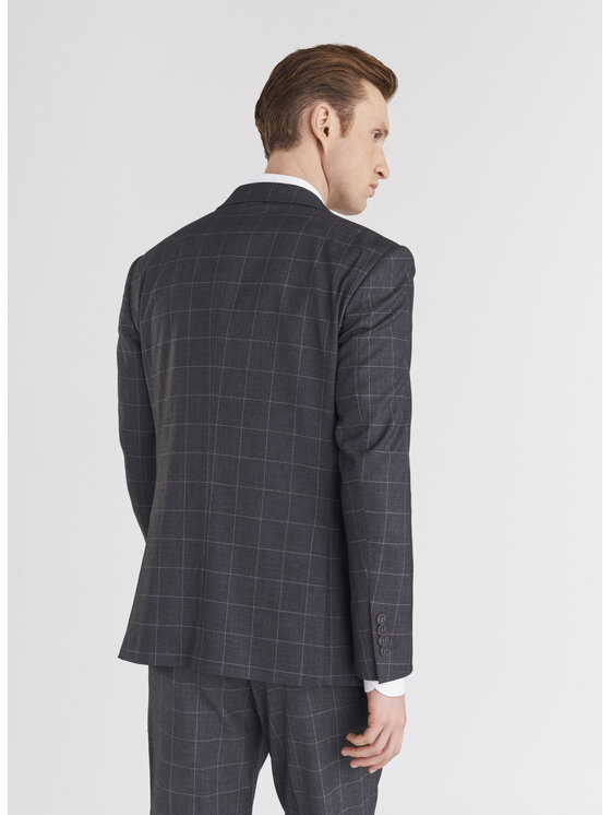 Pako Lorente Pako Lorente Marynarka P24SF-3G-023 Szary Slim Fit