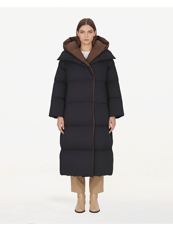 Castellani Castellani Kurtka zimowa Kurtka Cortina Czarny Regular Fit