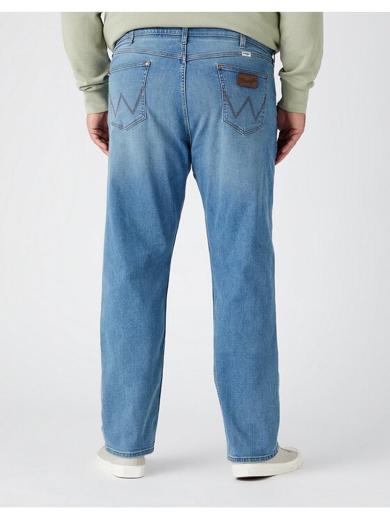 Wrangler Wrangler Jeansy GREENSBORO Niebieski Straight Fit