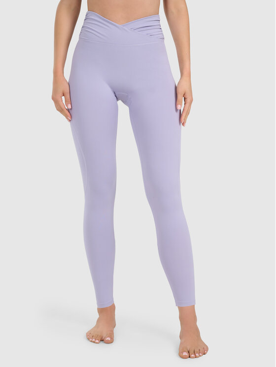 4F 4F Legginsy YOGA Niebieski jasny Authentic Slim Fit