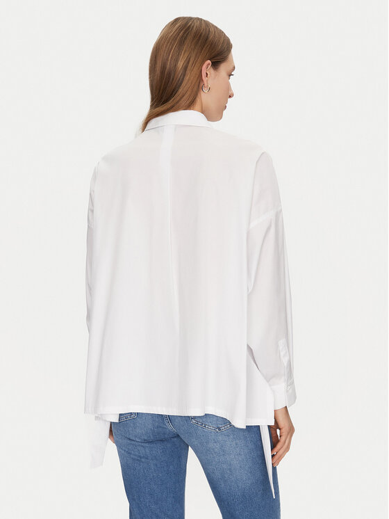 JOOP! JOOP! Koszula 58 B58Betty 10018868 30044803 Biały Loose Fit