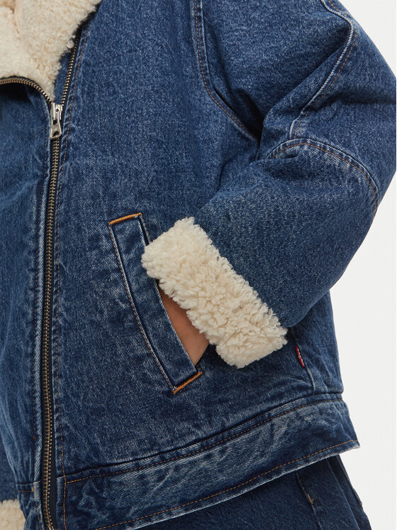 Levi's® Levi's® Jeansová bunda Flight A9370-0001 Modrá Relaxed Fit