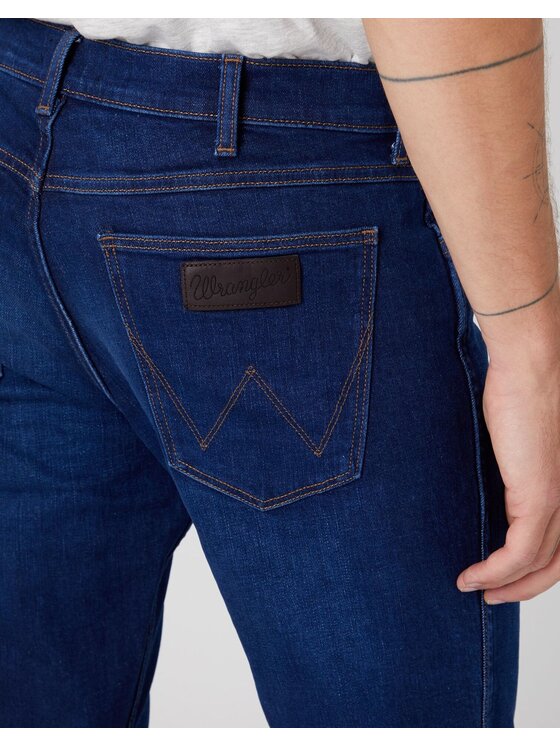 Wrangler Wrangler Jeansy W15QYI39K_30/36 Granatowy Regular Fit