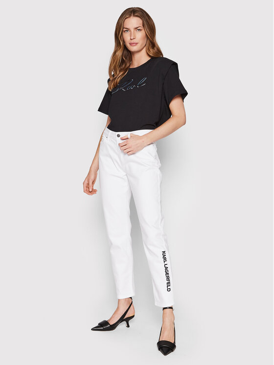 KARL LAGERFELD KARL LAGERFELD Jeansy 221W1101 Biały Regular Fit