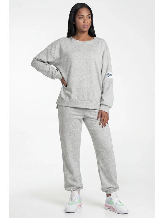 FIGL FIGL Tepláková súprava M1305 Sivá Regular Fit