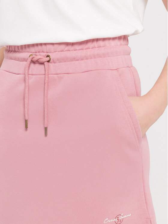 Cross Jeans Cross Jeans Spódnica mini 80105-520 Różowy Slim Fit