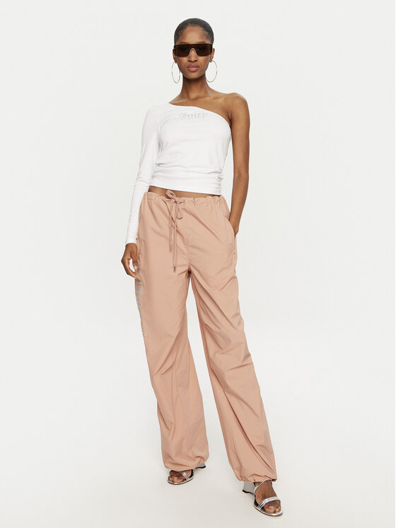 Juicy Couture Juicy Couture Спортивні штани Ayla JCWBJ24306 Бежевий Loose Fit