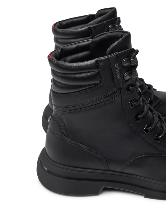 HUGO Hugo Schnürschuhe Rikky Halb Nael 50536704 Schwarz