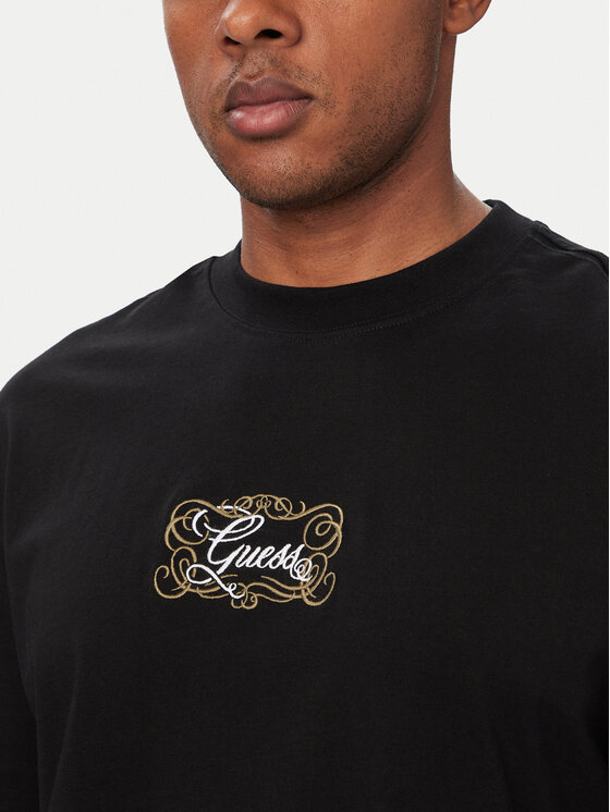 Guess Guess T-Shirt M6YI50 K4236 Czarny Oversize