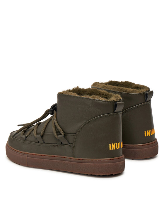Inuikii Inuikii Μπότες Χιονιού Grape Low 05600-004 Χακί