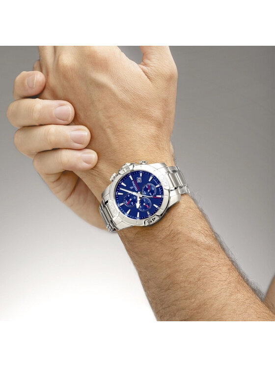 Festina Festina Zegarek F20704-2 Srebrny
