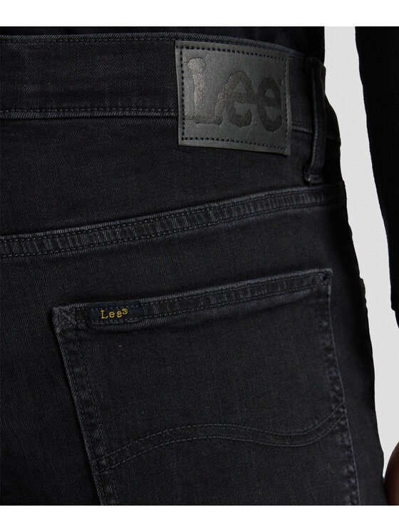 Lee Lee Jeansy 112386447 Czarny Skinny Fit