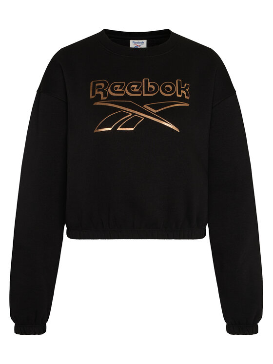 Reebok Reebok Džemperis Renata RK25707CCW Juoda Cropped Fit