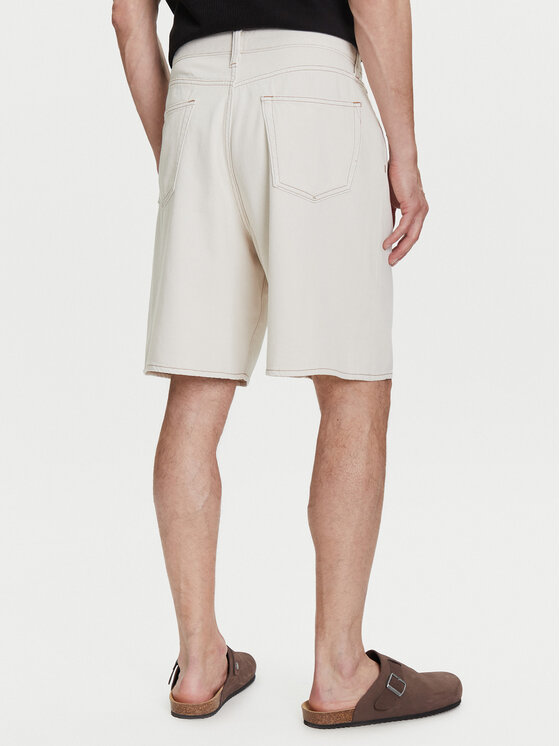 Gap Gap Джинсові шорти 781609 Бежевий Loose Fit