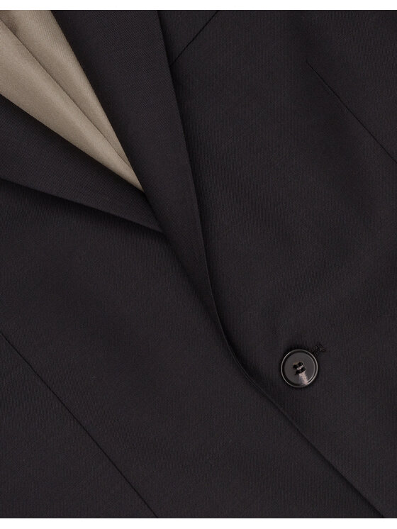 Borgio Borgio Marynarka rosolini_02 Granatowy Slim Fit