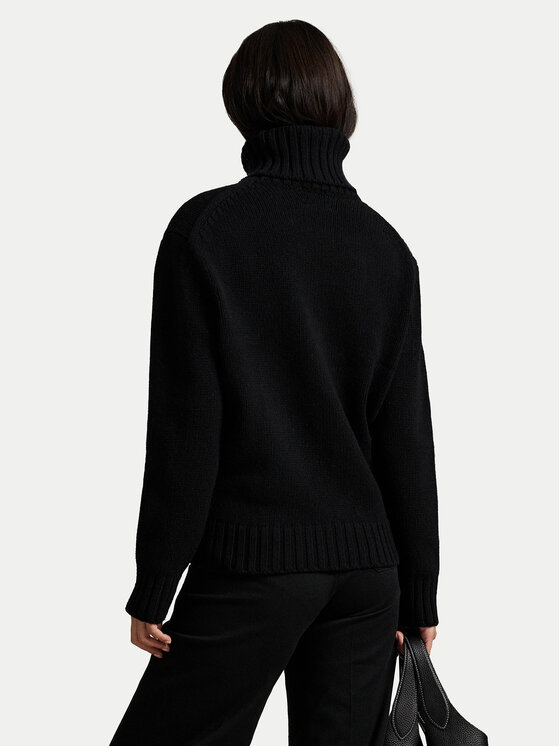 Polo Ralph Lauren Polo Ralph Lauren Rollkragenpullover 211978329002 Schwarz Relaxed Fit