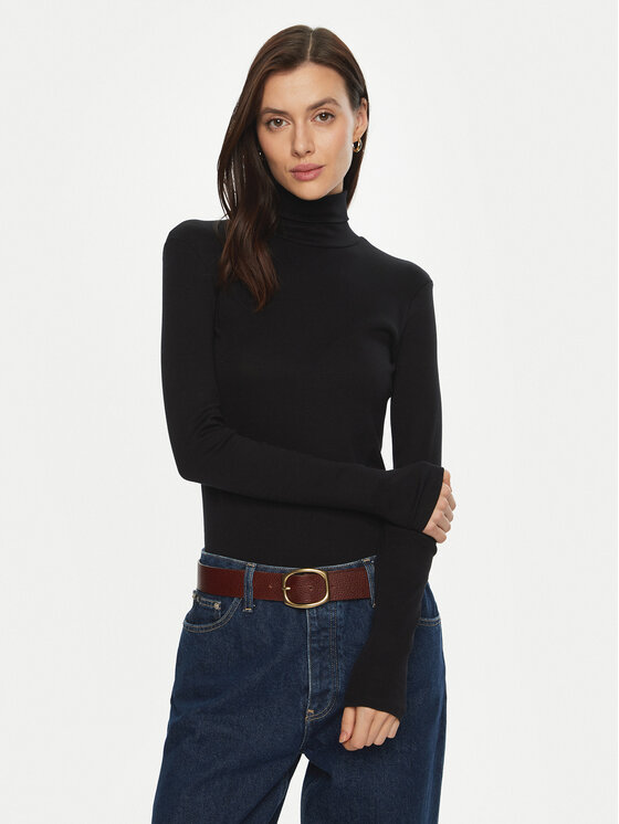 United Colors Of Benetton Rolák 3GA2E2224 Černá Slim Fit | Modivo.cz