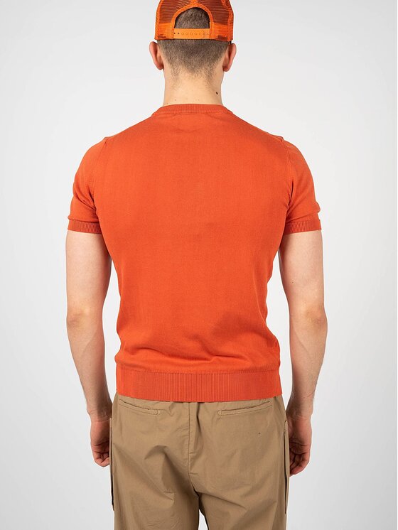 Xagon Xagon T-Shirt P23 081K 1200K Pomarańczowy Regular Fit