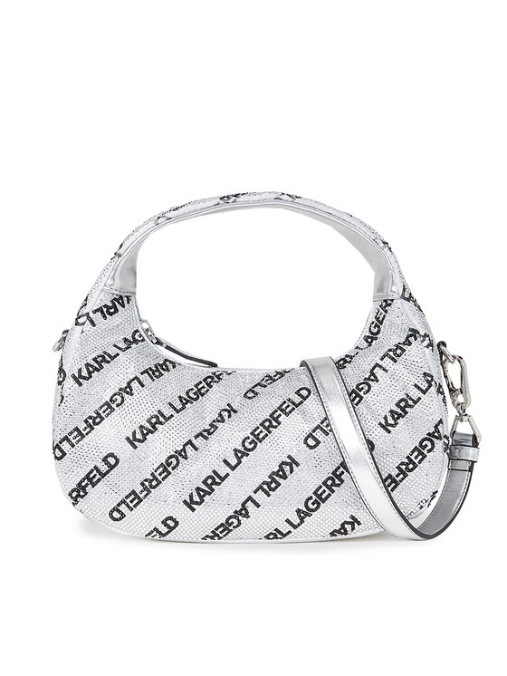 KARL LAGERFELD KARL LAGERFELD Ročna torba 240W3026 Srebrna