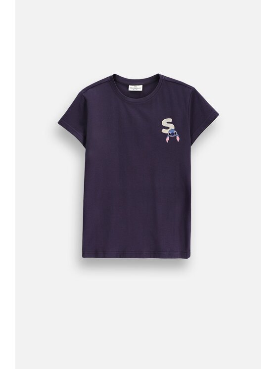 Coccodrillo Coccodrillo T-Shirt ZC6143214LGD-015 Granatowy Regular Fit