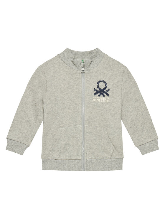 United Colors Of Benetton United Colors Of Benetton Felpa 3J70G503M Grigio Regular Fit