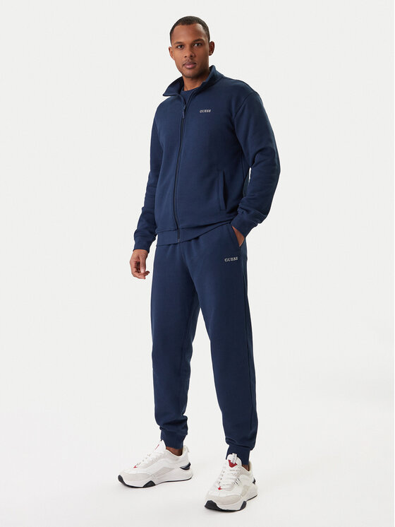 Guess Guess Majica dugih rukava Z6RQ16 KAIJ1 Tamnoplava Regular Fit