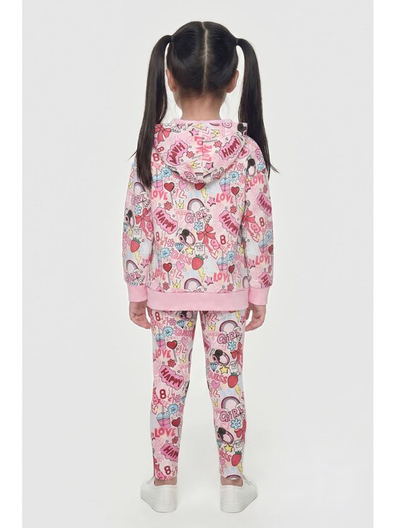 Guess Kids Guess Kids Sukienka codzienna 183735 Kolorowy Classic Fit