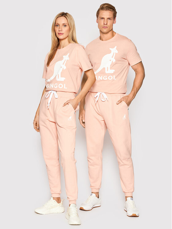 Kangol Pantalon jogging Unisex Essential KLEU007 Rose Regular Fit Modivo