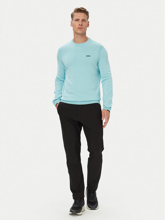 BOSS BOSS Pullover KN_Ever-X CN 50556145 Blau Regular Fit