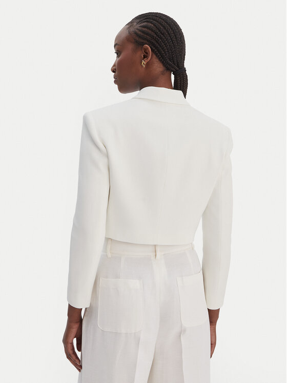 Elisabetta Franchi Elisabetta Franchi Sakko G-I223-61E2-V690 Écru Regular Fit