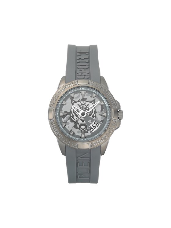 Plein Sport Plein Sport Hodinky Touchdown Camo PSFBA0223 Šedá