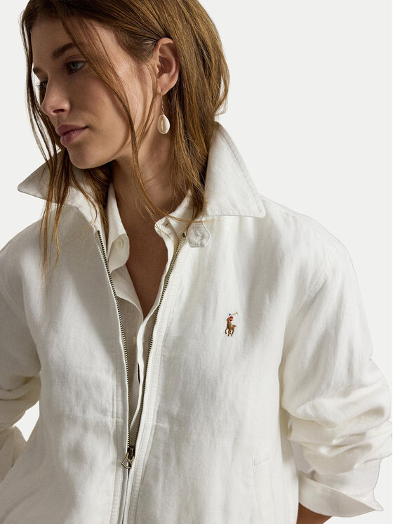 Polo Ralph Lauren Polo Ralph Lauren Giacca di transizione 211938915007 Bianco Relaxed Fit