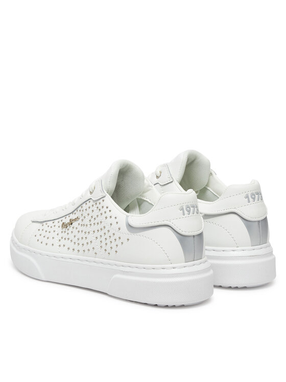 Pepe Jeans Pepe Jeans Tenisice Eaton Gala PLS00039 Bijela