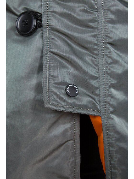 Alpha Industries Alpha Industries Parka 198013 Zielony Regular Fit