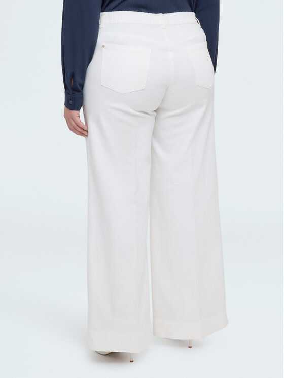 Fiorella Rubino Fiorella Rubino Pantaloni di tessuto P709T005162N011 Bianco Regular Fit