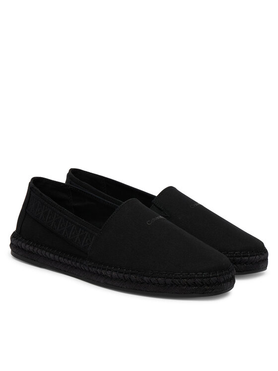 Calvin Klein Calvin Klein Espadryle Espadrille Webbing Cv HM0HM02075 Czarny