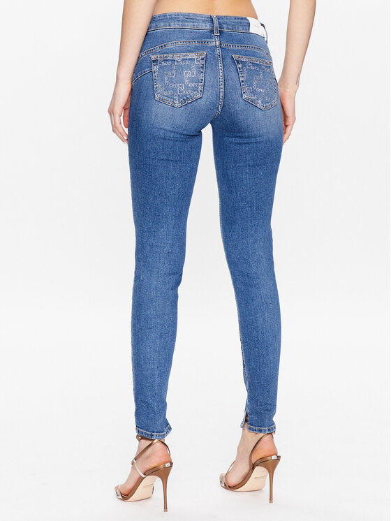 Liu Jo Liu Jo Blugi UA3003 D4788 Albastru Slim Fit