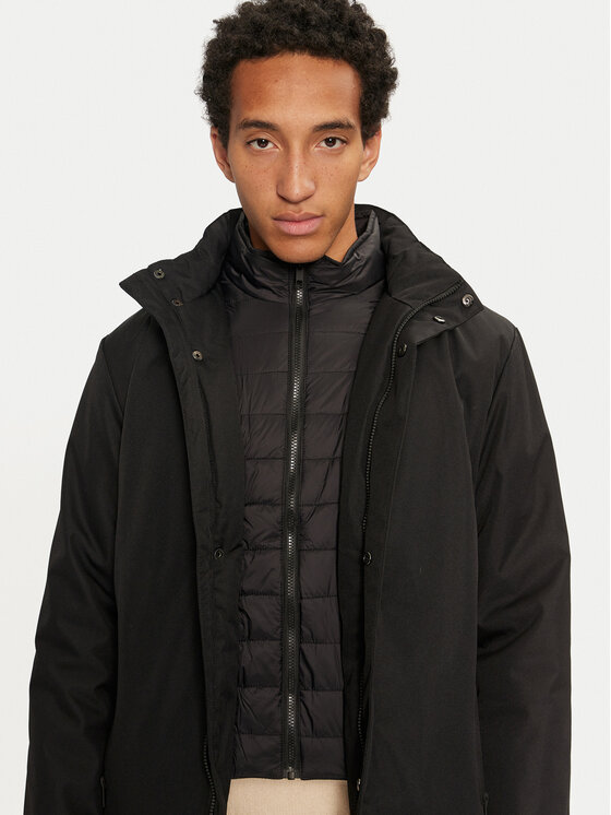 Brave Soul Brave Soul Parka MJK-MEMPHISV2 Černá Regular Fit