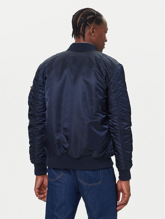 Alpha Industries Alpha Industries Яке бомбър Ma-1 Vf 59 Long 168100 Тъмносин Slim Fit