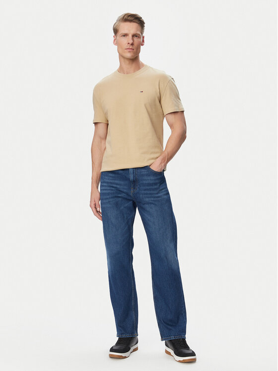Tommy Jeans Tommy Jeans T-Shirt DM0DM22504 Beige Regular Fit
