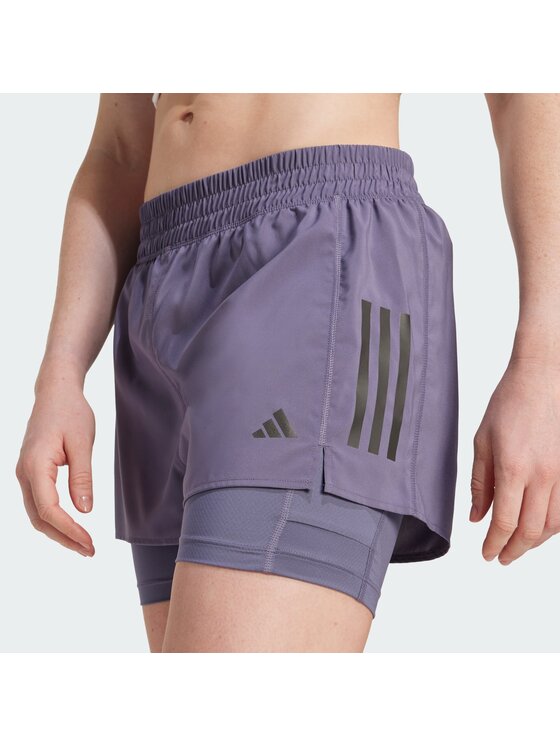 adidas adidas Szorty sportowe 141047 Fioletowy Regular Fit