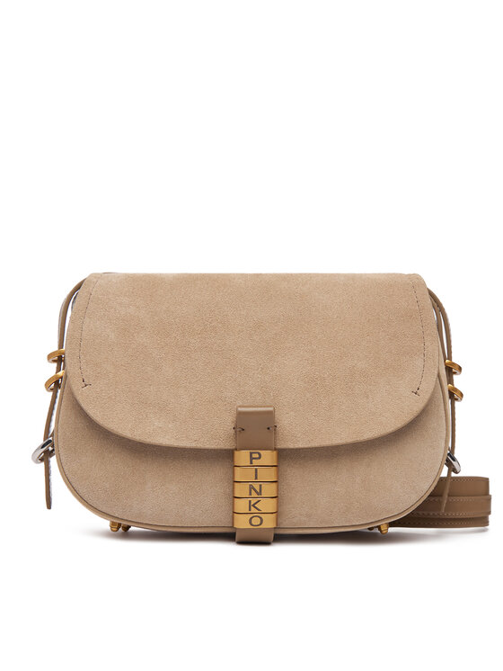 Geantă PINKO Saddle Mini PE PLTT 103831 A29N Bej