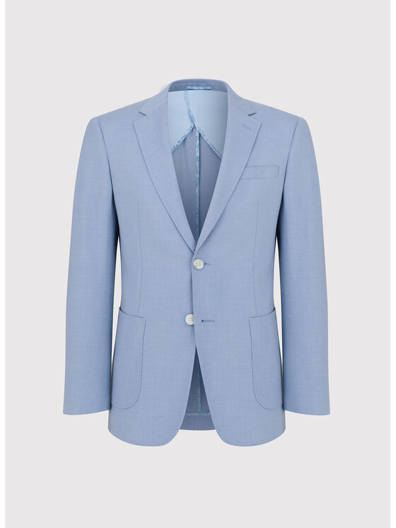 Pako Lorente Pako Lorente Marynarka P26SF-3X-010 Niebieski Slim Fit